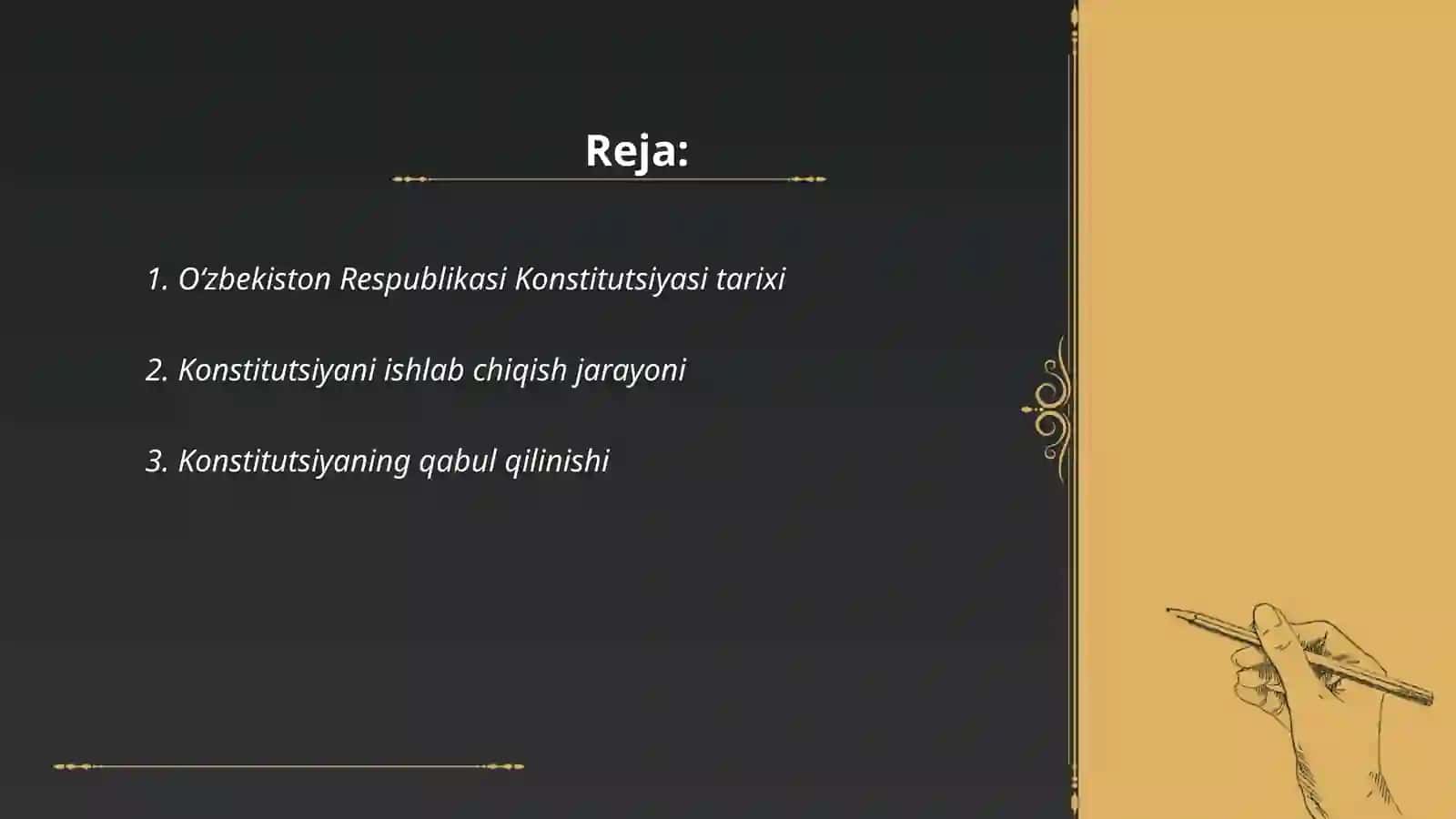 Oʻzbekiston Respublikasi Konstitutsiyasining qabul qilinishi 2