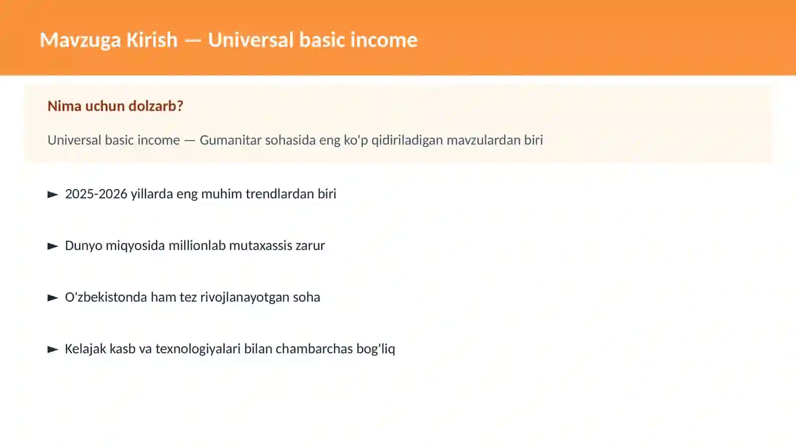 Universal basic income 2