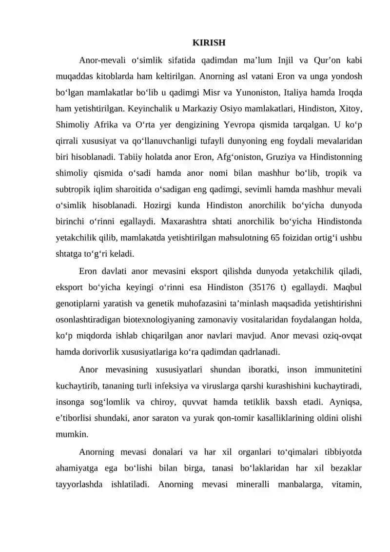 ANOR YETISHTIRISH AGROTEXNIKASI 2