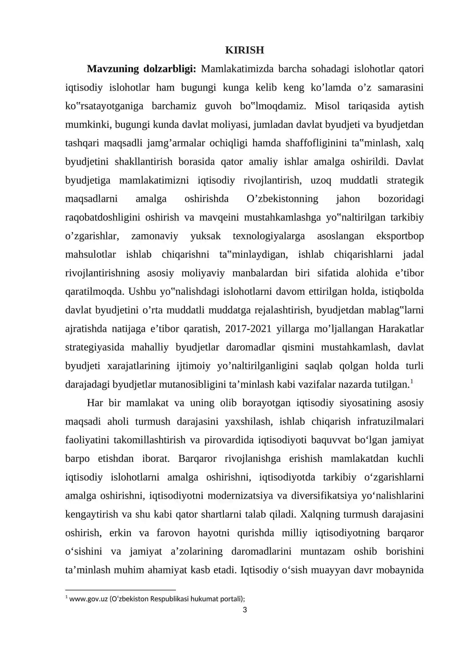 IQTISODIY TARAQQIYOT, IQTISODIY O`SISH VA MILLIY BOYLIK 2