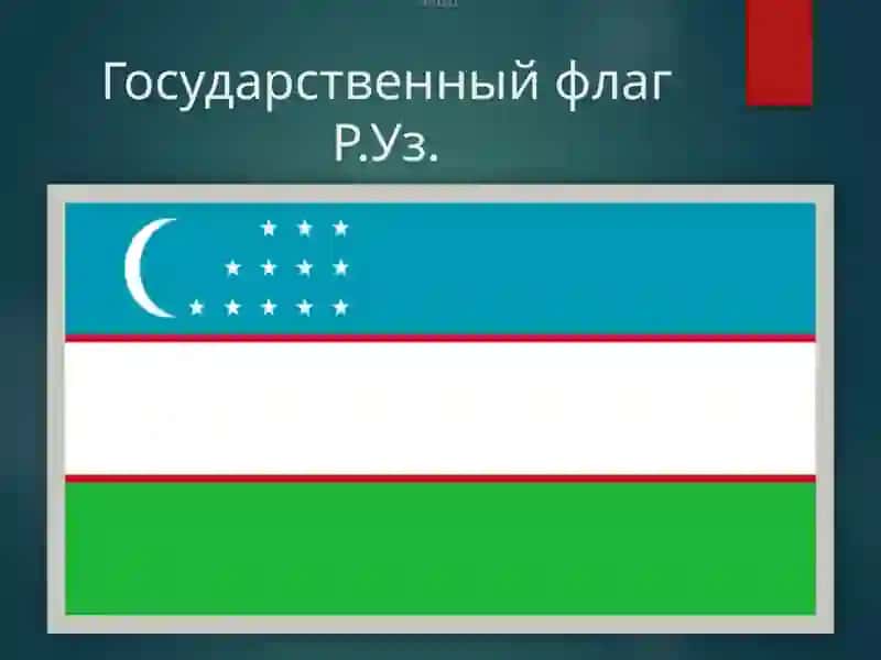 Государственный флаг Республики Узбекистан 2