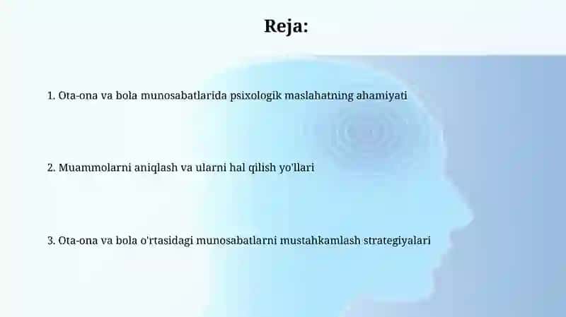 Ota-ona va Farzand Munosabatlarida Psixologik Maslahat Berish 2
