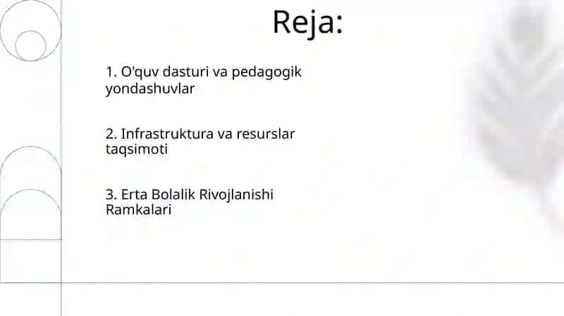 Maktabgacha ta'lim tizimini rivojlantirishning ustivor yo‘nalishi 2