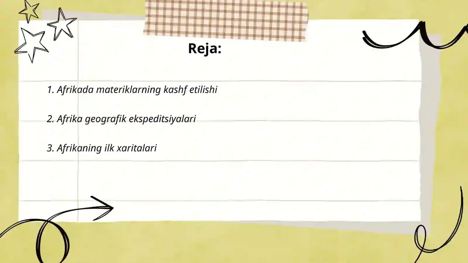 Afrika materigining tekshirilish tarixi 2