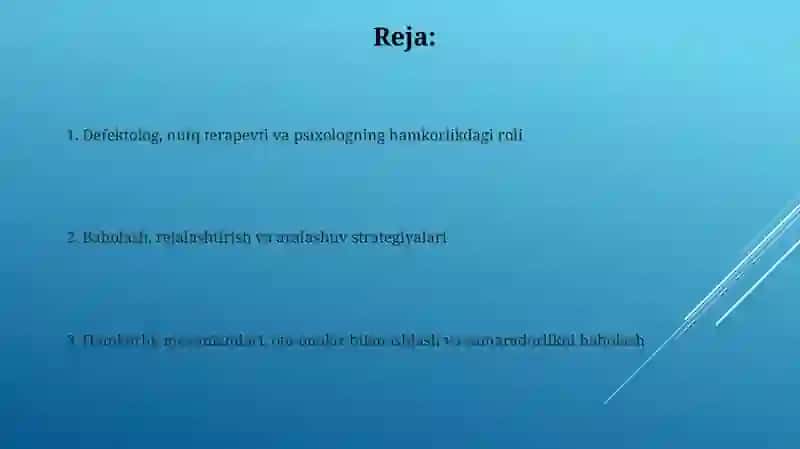 Turobova Shahzoda Oʻzbekistonda korreksion yordamni tashkil etish fanidan taqdimoti 2
