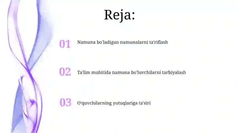 Namunali rol modellar 2