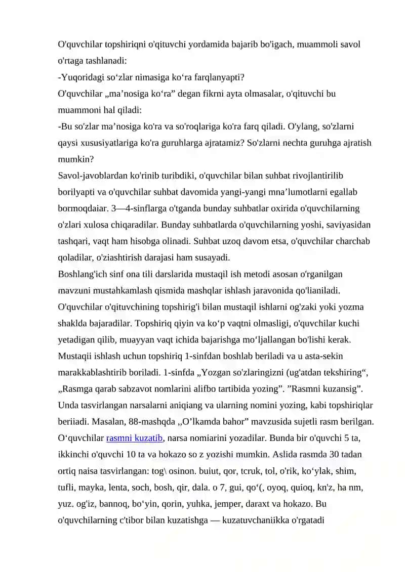 ONA TILI DARSLARIDA FOYDALANILADIGAN JADVALLAR SERIYASINI TUZISH 2