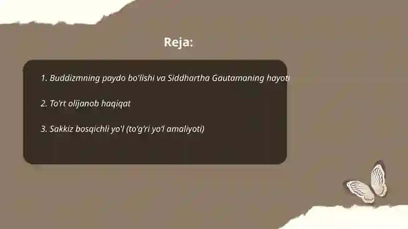 Buddizm tarixi va ta’limoti 2