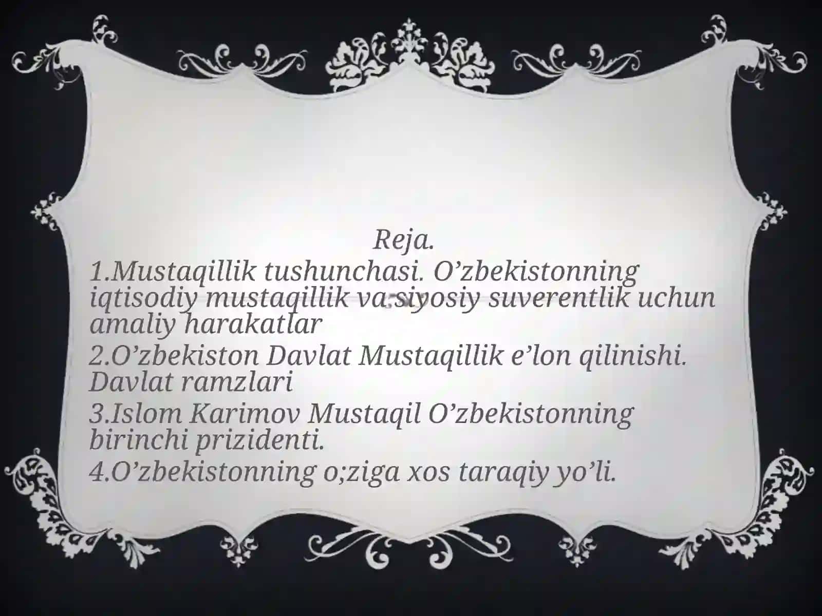 O'zbekiston Respublikasi Davlat Suvereniteti 2