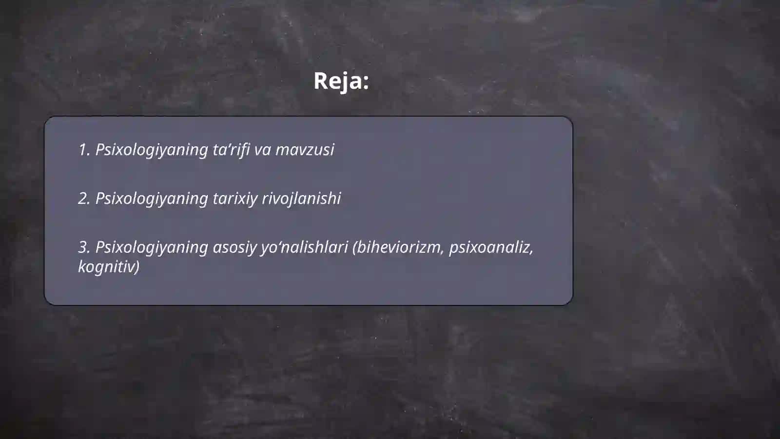 Psixologiya haqida tushuncha 2