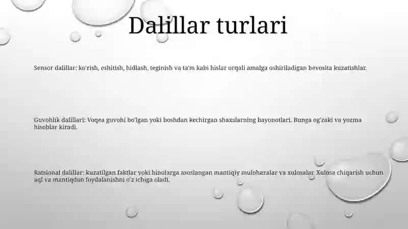 Dalillash Va Ishonch-E'Tiqodning Shakllanish Jarayoni 2
