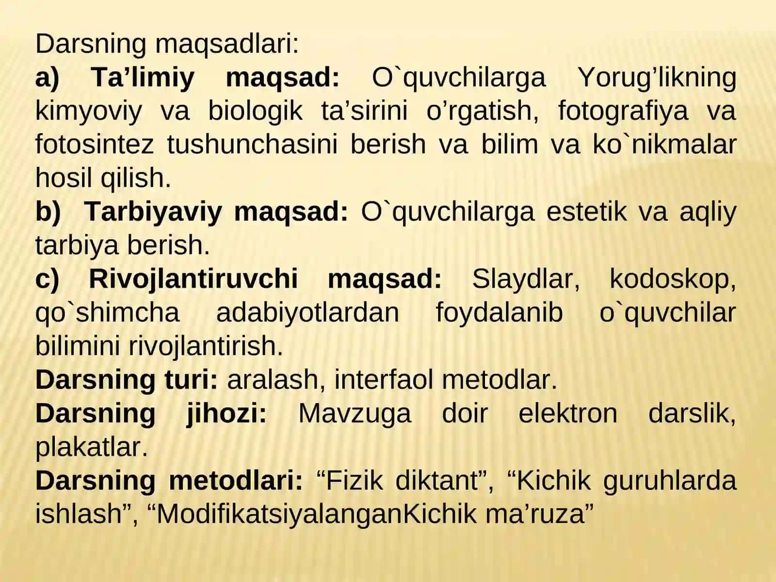 Yorug’likning kimyoviy va biologik ta’siri 2