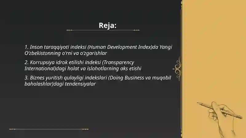 Inson taraqqiyoti indeksi (Human Development Index) 2