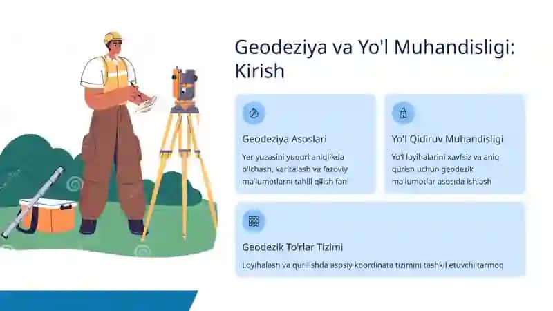 Geodezik To'rlar va Yo'l Qidiruv Muhandisligi 2