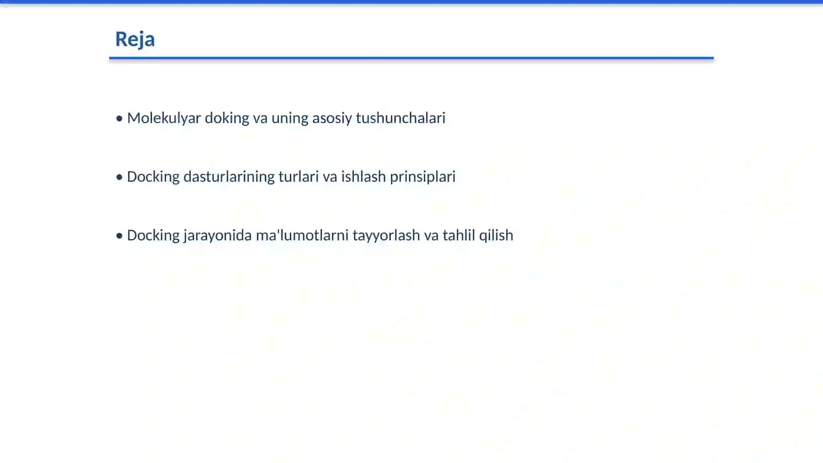 Docking dasturlari yordamida birikmalarni Molekulyar doking qilish 2