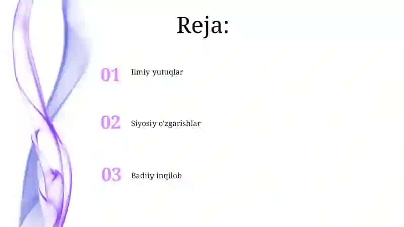 Renesans uygonish davri 2
