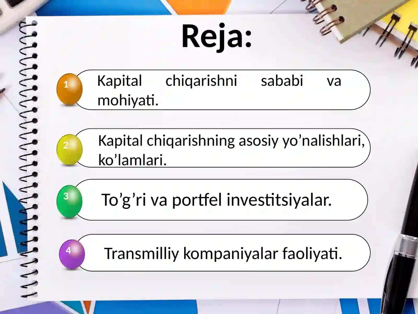 Iqtisodiyotning xalqaro integratsiyasida xorijiy investitsiyalarning o’rni va ularning xalqaro harakatini tartibga solish 2