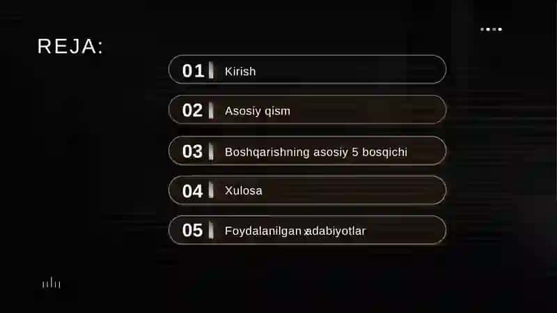 Qurilish loyihalarini boshqarishning asosiy bosqichlari 2
