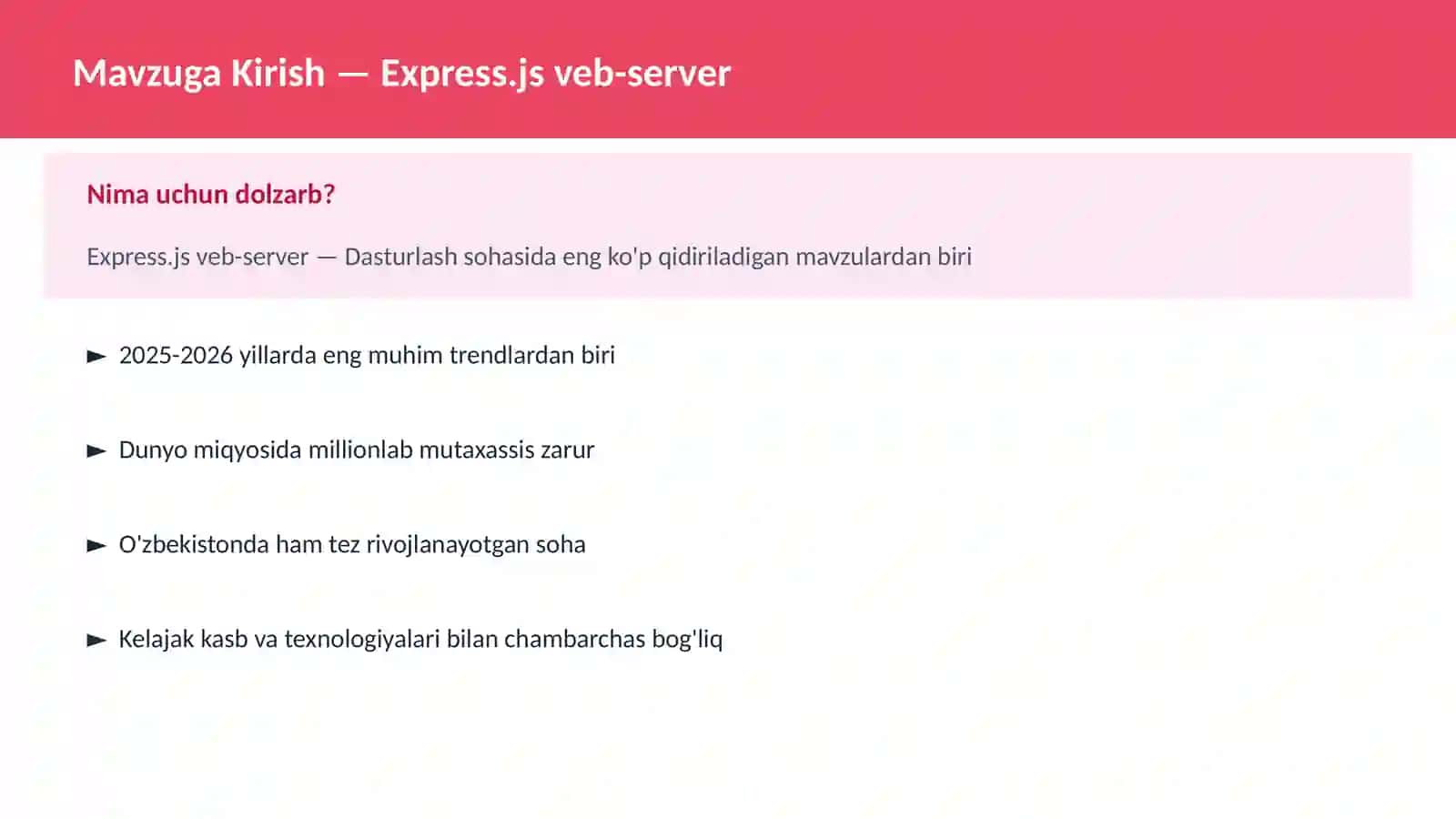 Express.js veb-server 2