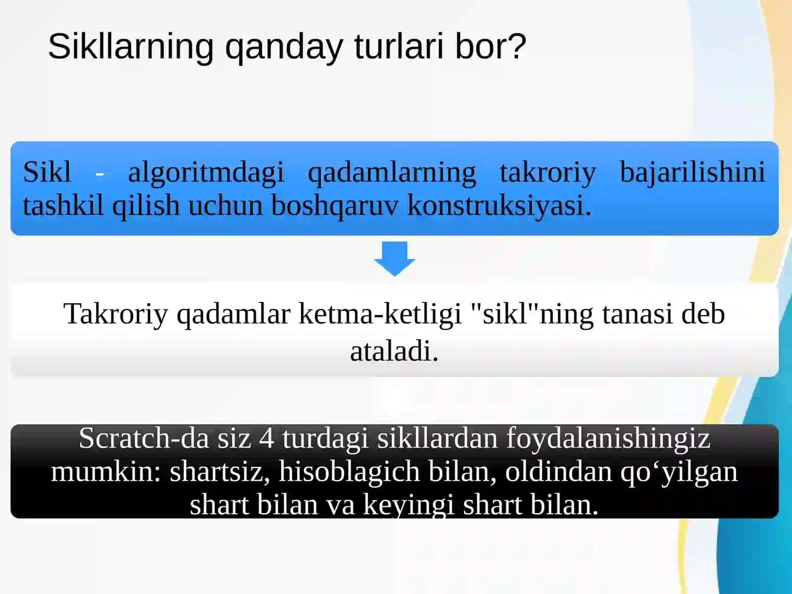 Ma’lumotlar validatsiyasi. Yoshvabo‘yni so‘rab oluvchi dastur 2