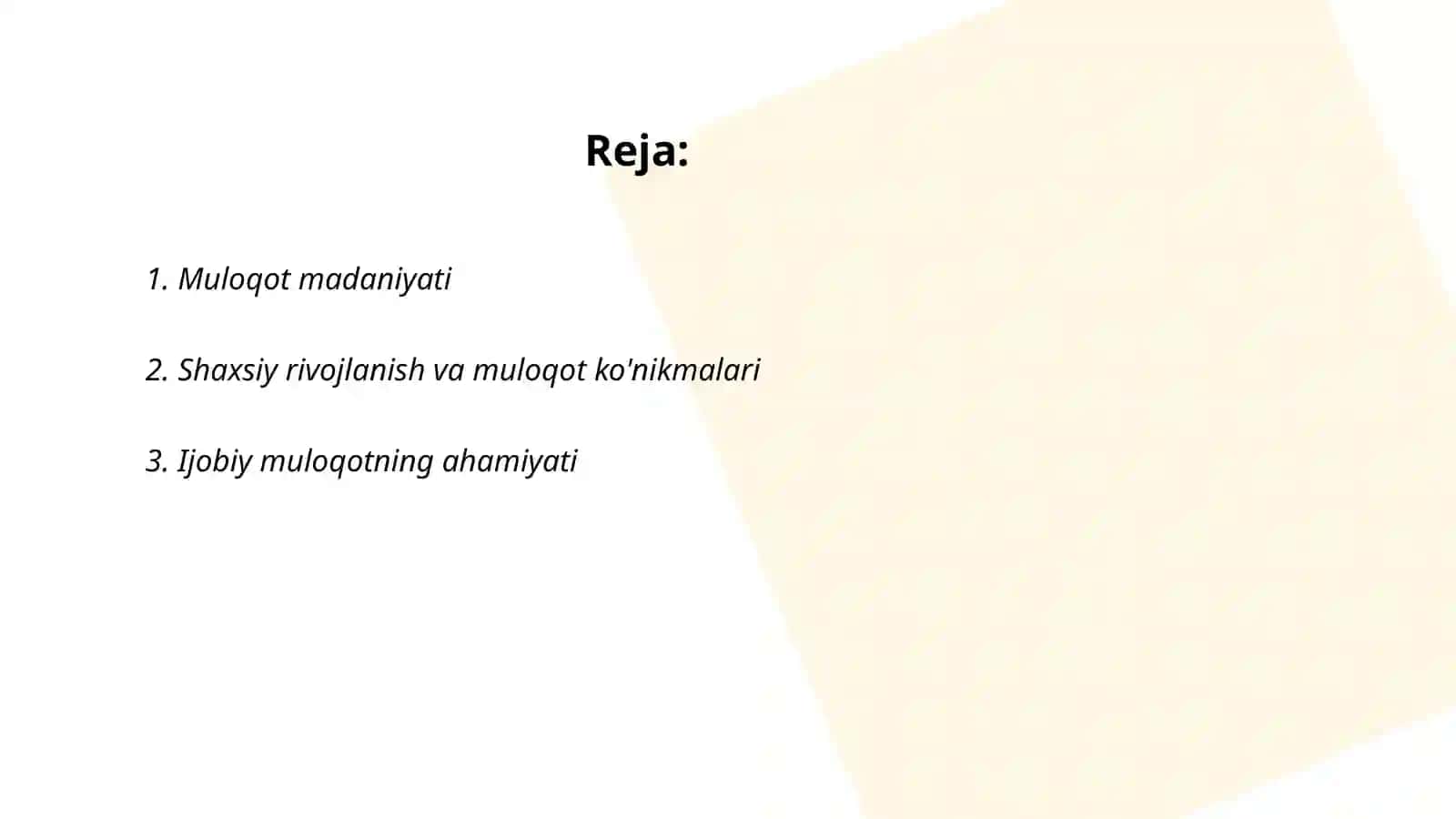 Muloqot madaniyati 2