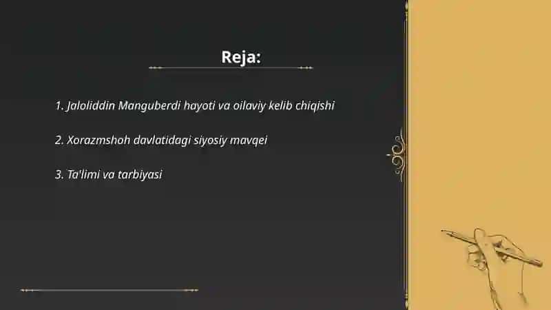 Jaloliddin Manguberdi hayoti va oilaviy kelib chiqishi 2
