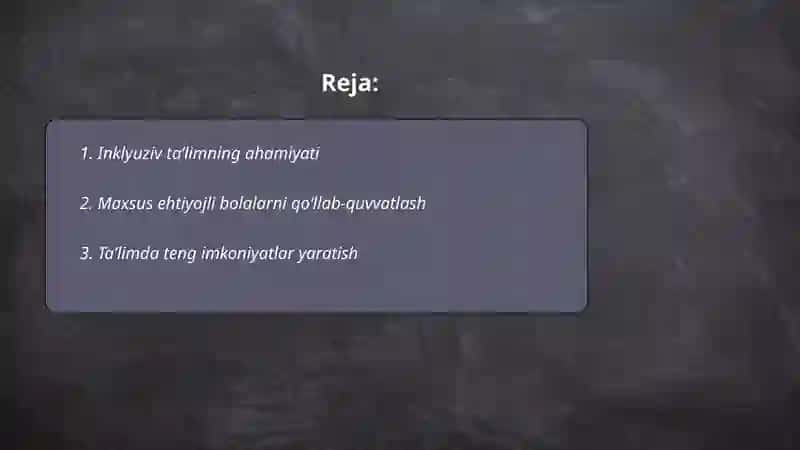 Inklyuziv taʼlim maqsadi va vazifalari 2