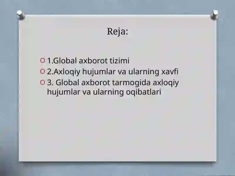 Global axborot tarmogida axloqiy hujumlar va ularning oqibatlari 2