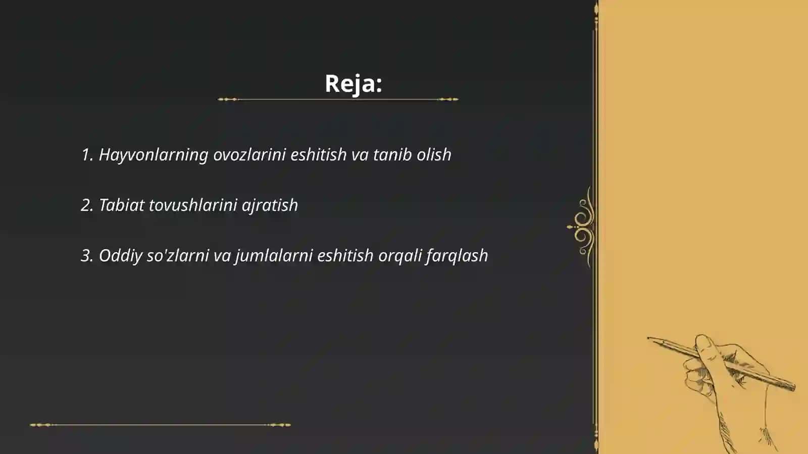 Hayvonlarning ovozlarini eshitish va tanib olish 2