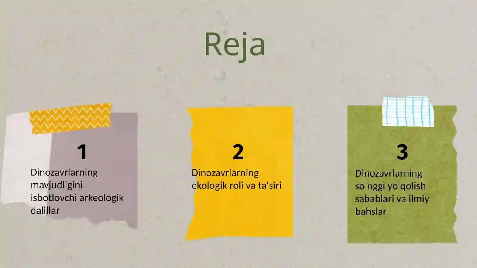Dinozavrlar mavjud boʼlganmi? 2