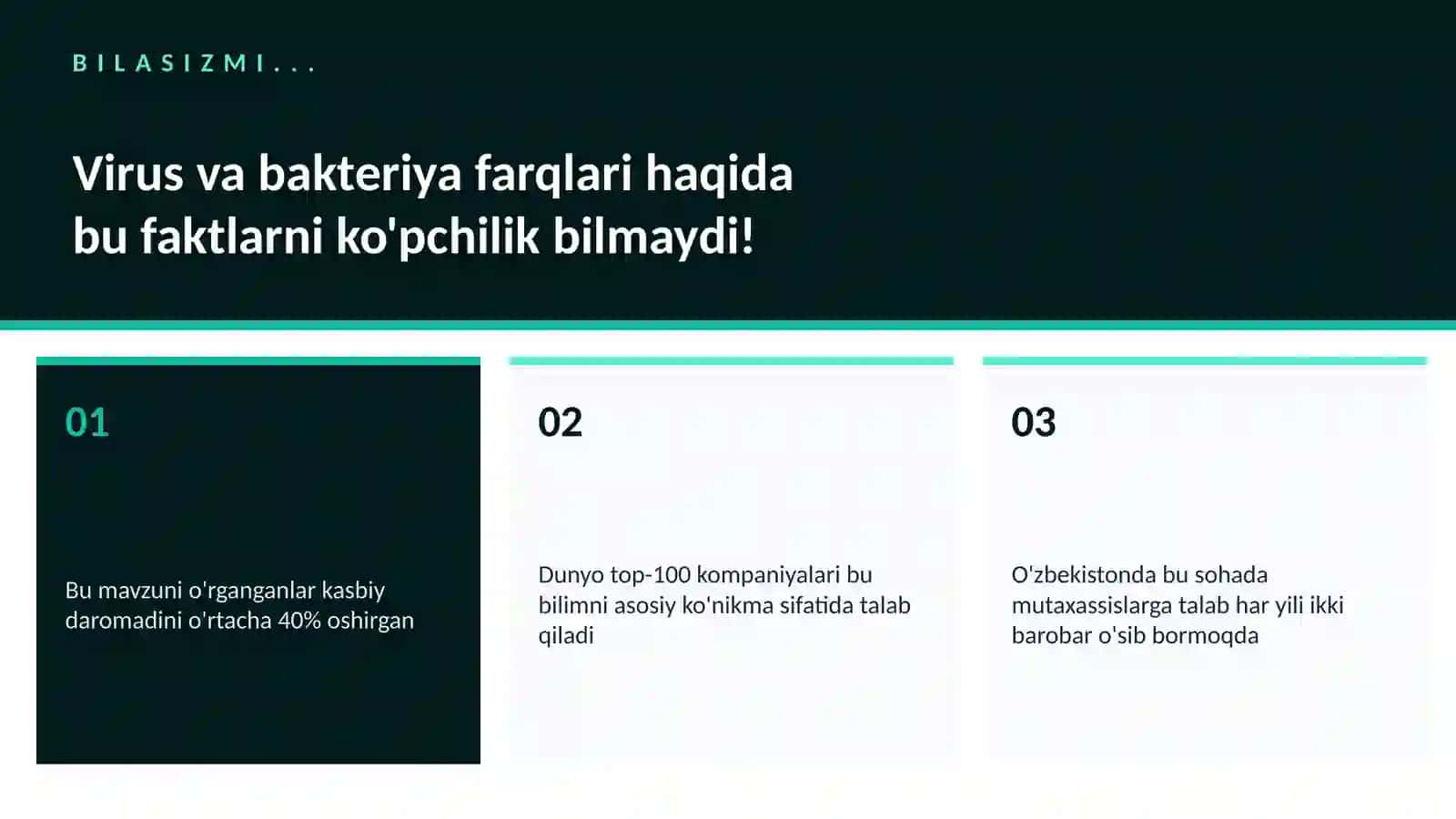 Virus va bakteriya farqlari 2