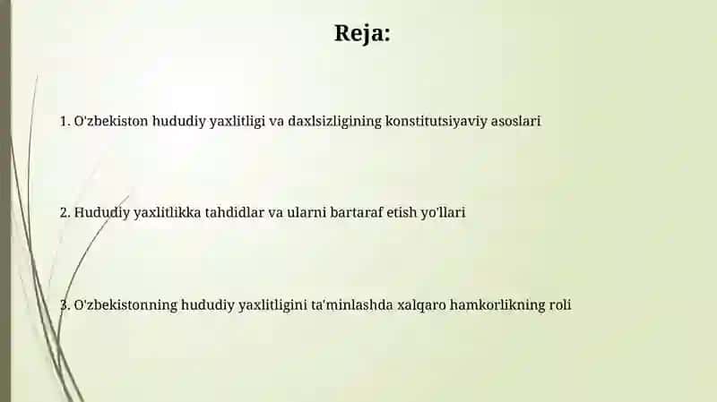 Oʻzbekiston hududiy yaxlitligi va daxlsizligi 2