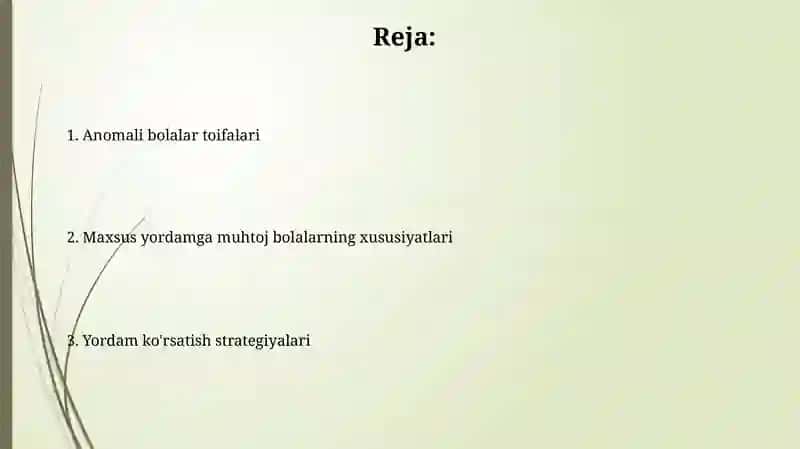 Anomaliya turlari: Umumiy nuqtai nazar 2