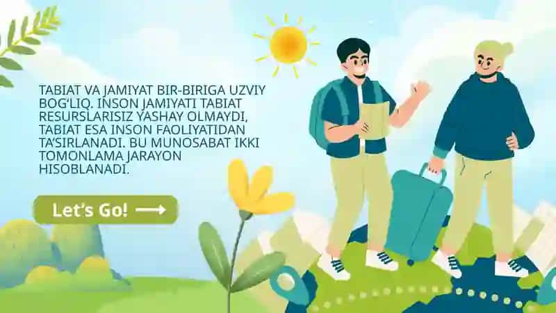 Tabiat va jamiyat o'rtasidagi munosabatlar 2