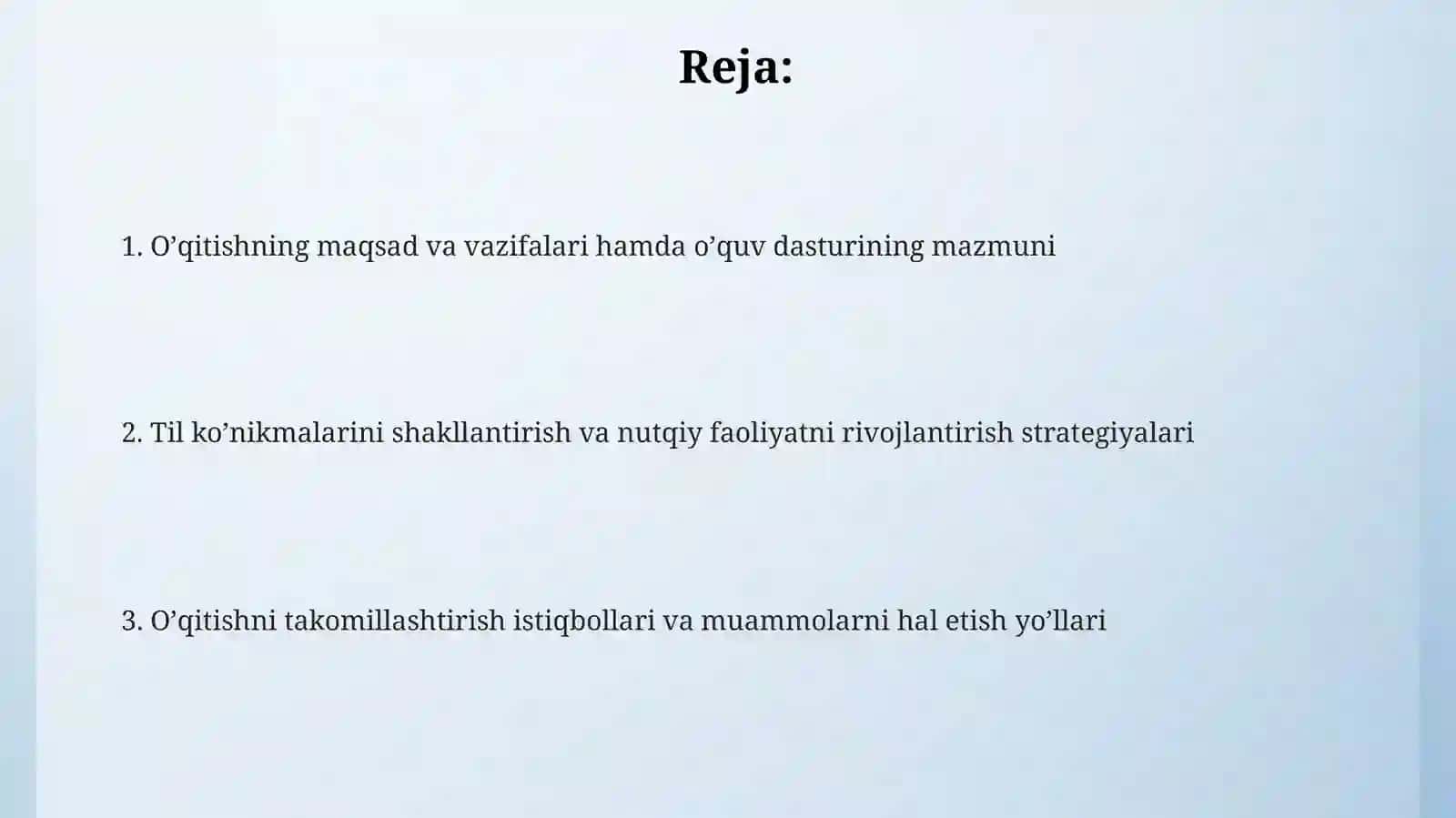 Nofilologik OTMlarda o‘zbek tili ta’limining vazifalari 2