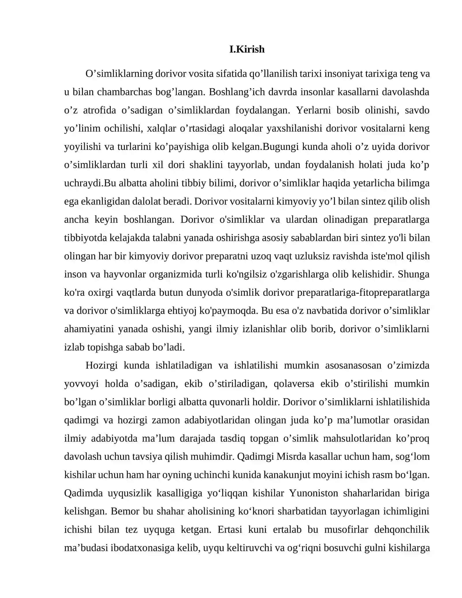 CHAKANDA O`SIMLIGINI YETISHTIRISH TEXNALOGIYASI DORIVOR XUSUSIYATLARI VA UMUMIY TA`RIF 2