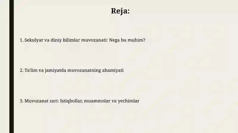 Sekulyar bilim: Ta’rifi va mohiyati 2