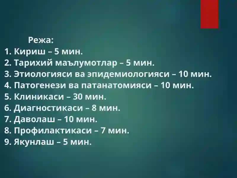 Ич терлама –қорин тифи (typhus abdominalis) 2