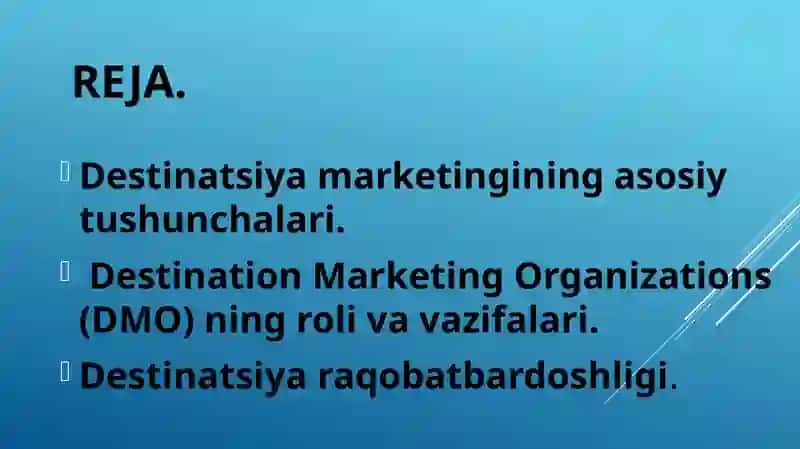 Destinatsiya marketingi 2