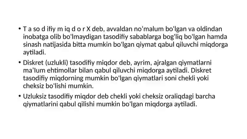 Statistiktushunchalar 2