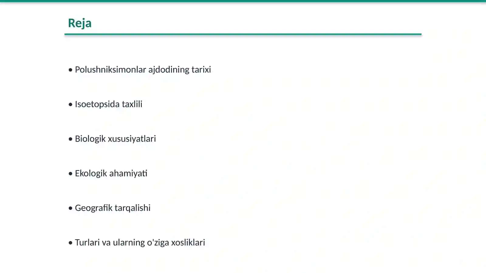 Polushniksimonlar ajdodi—Isoetopsida 2