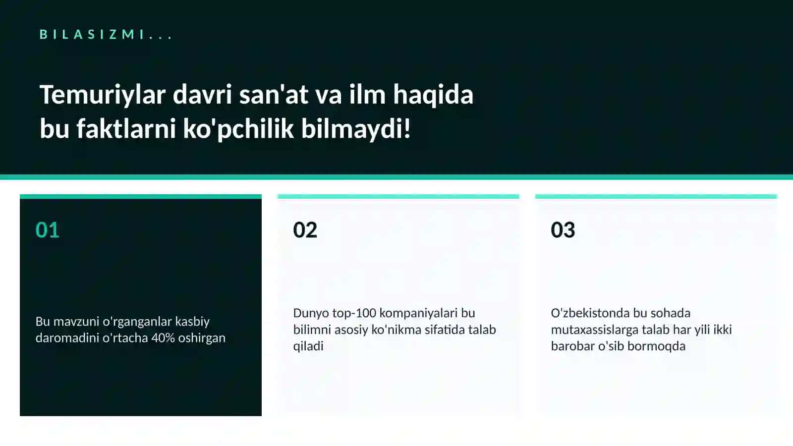 Temuriylar davri san'at va ilm 2