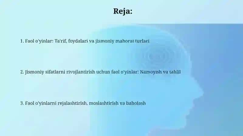 Faol o'yinlar: Ta'rif, turlari va foydalari 2