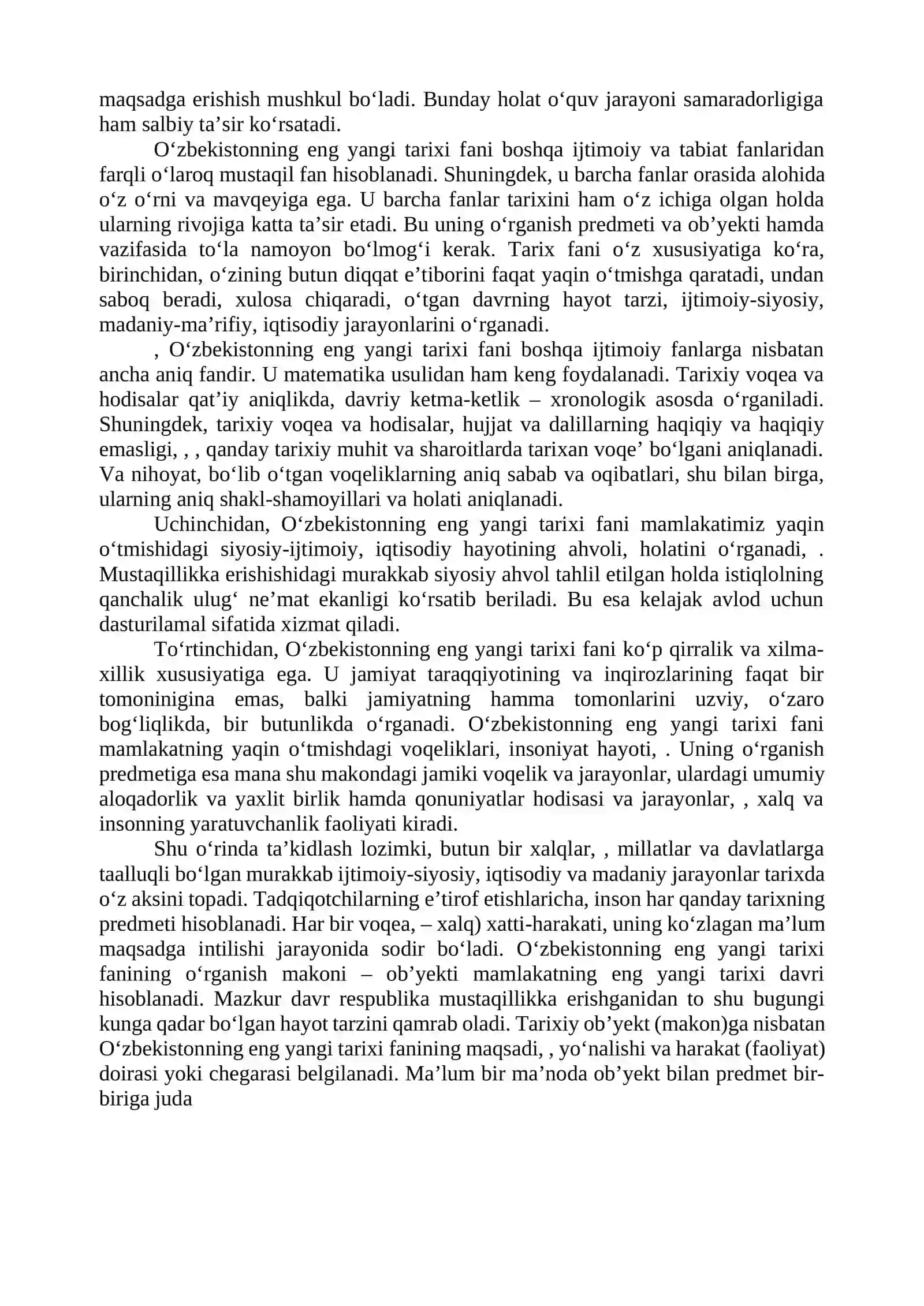 O‘ZBEKISTONNING ENG YANGI TARIXI 2