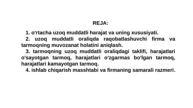 Uzoq muddatli oralig'a 2