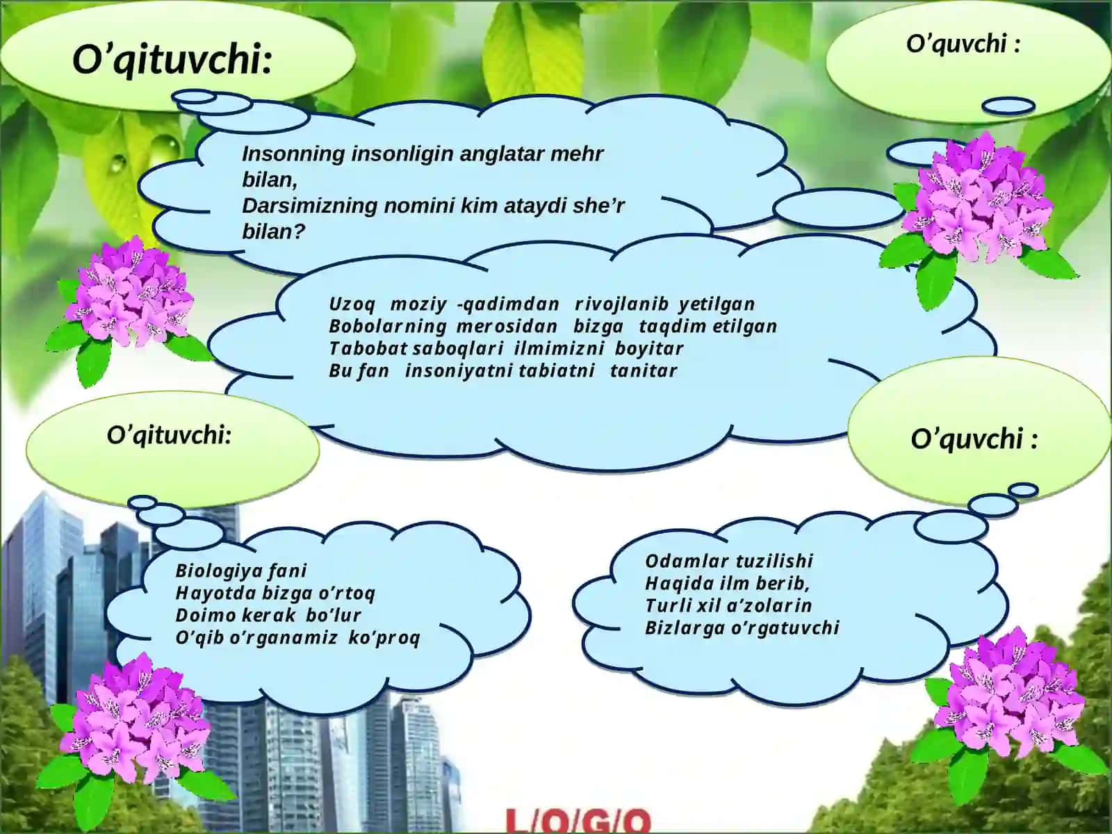Biologiya fanidan dars 2