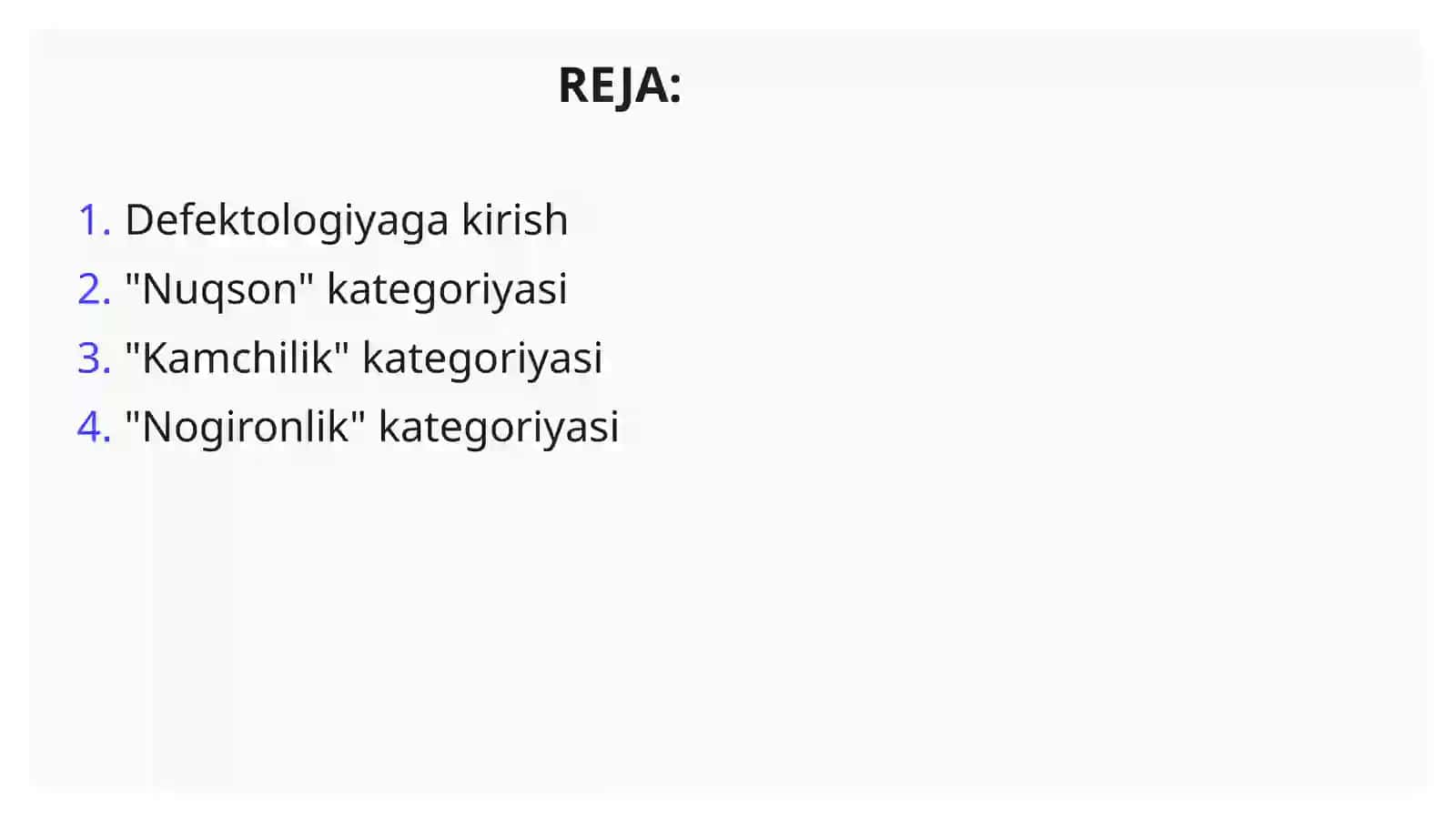 Defektologiyaning Asosiy Kategoriyalari: "Nuqson", "Kamchilik", "Nogironlik" 2