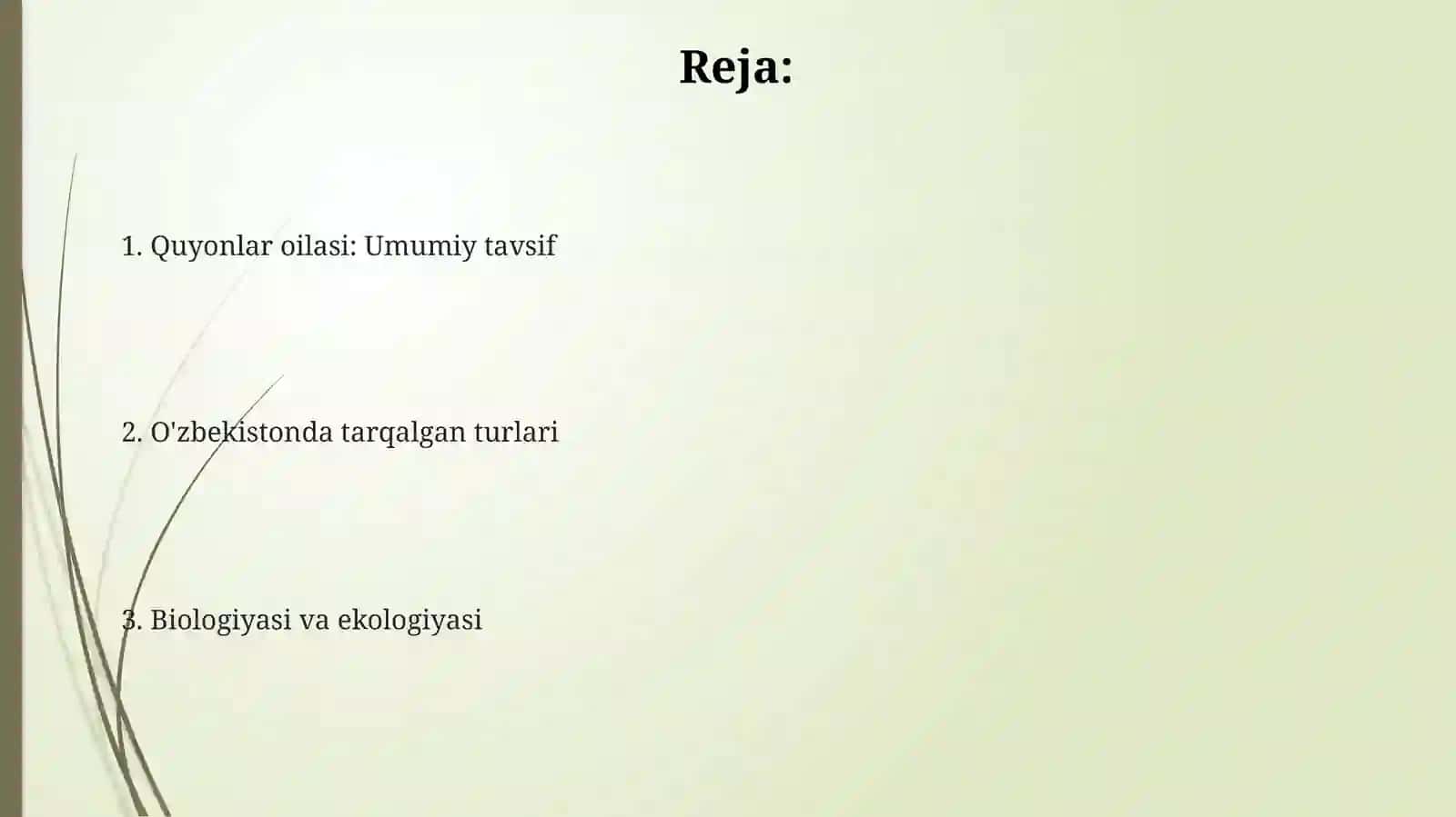 Toldoshlar oilasi, respublikamizda keng tarqalgan turkum va turlariga ta'rif 2