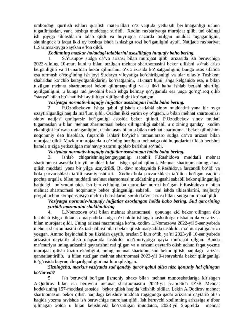 2-mavzu yuzasidan kazuslar 2
