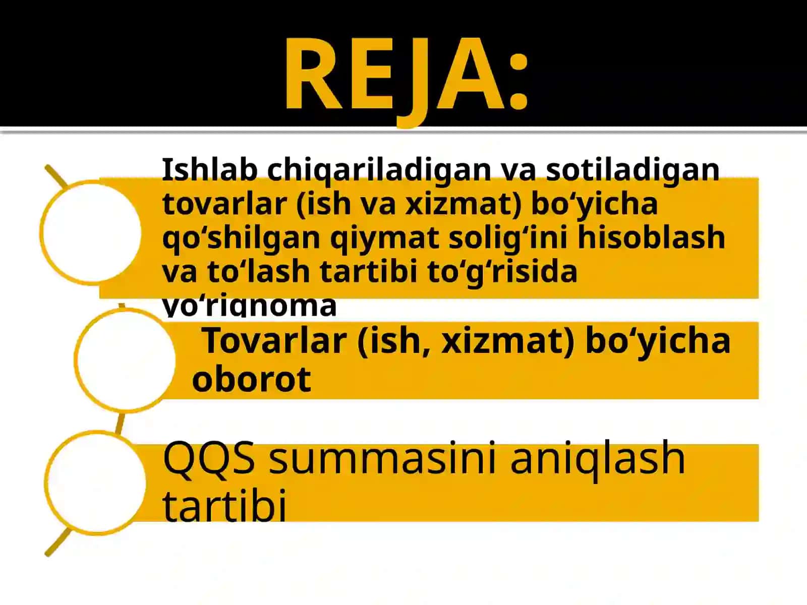 Sotilgan tayyor mahsulot bo‘yicha to‘lanish kerak bo‘lgan QQSni aniqlash 2